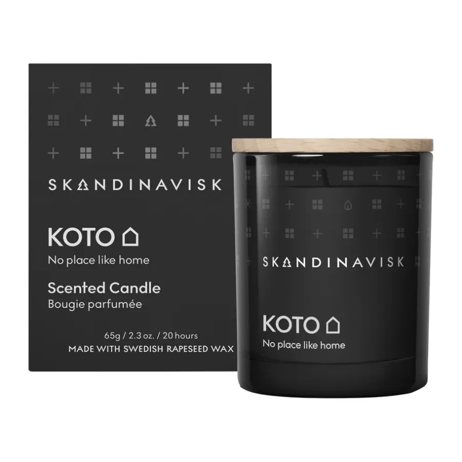 Skandinavisk Koto geurkaars met deksel, 65 g< Geurkaarsen & Aroma Diffusers