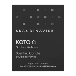 Skandinavisk Koto geurkaars met deksel, 65 g< Geurkaarsen & Aroma Diffusers
