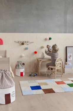 OYOY Koya opbergmand small, Cherry Red< Opbergoplossingen Voor De Kinderkamer|Opbergmanden