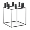 Audo Copenhagen Kubus 8 kandelaar, black (zwart)< Kandelaars