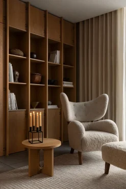 Audo Copenhagen Kubus 8 kandelaar, black (zwart)< Kandelaars
