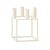 Audo Copenhagen Kubus 4 kandelaar, Ivory< Kandelaars