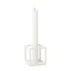 Audo Copenhagen Kubus 1 kandelaar, white (wit)< Kandelaars