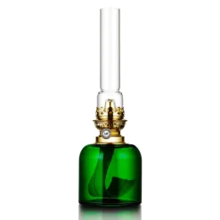 Karlskrona Lampfabrik Kungsholmen paraffine-lamp, groen< Olie- & Petroleumlampen