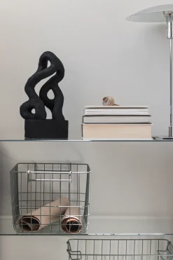 Mette Ditmer Kunstwerk symbiose sculptuur 29 cm, Black< Sculpturen & Porseleinen Beelden