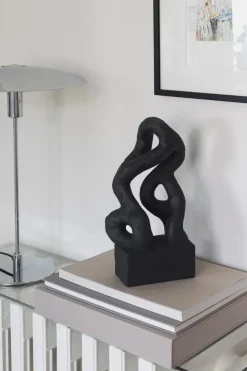Mette Ditmer Kunstwerk symbiose sculptuur 29 cm, Black< Sculpturen & Porseleinen Beelden