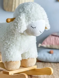 Bloomingville Laasrith hobbelschaap, Wit< Kinderkamer Interieuraccessoires|Kinderkamer Interieuraccessoires