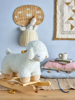 Bloomingville Laasrith hobbelschaap, Wit< Kinderkamer Interieuraccessoires|Kinderkamer Interieuraccessoires