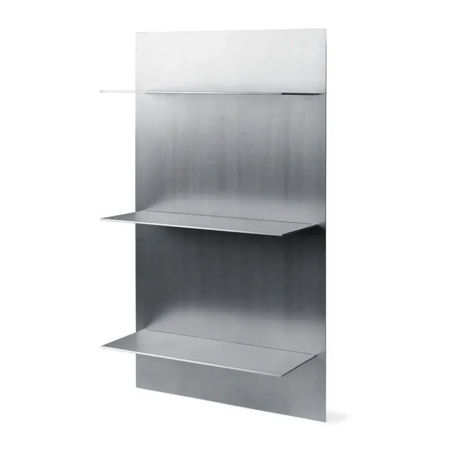 Ferm Living Lager wandplank triple 55x100 cm, Aluminium< Planken & Planksystemen