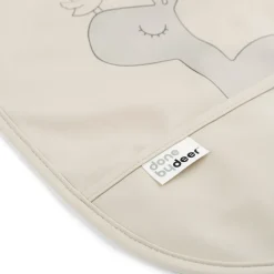 Done by deer Lalee slabbetje met klittenband 2-pack, Sand< Kinderkamer Interieuraccessoires|Kinderkamer Interieuraccessoires