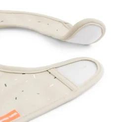 Done by deer Lalee slabbetje met klittenband 2-pack, Sand< Kinderkamer Interieuraccessoires|Kinderkamer Interieuraccessoires