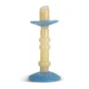 Byon Lara kandelaar M 26 cm, Lichtbeige-lichtblauw< Kaarsenhouders & Kaarsenborden