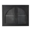 Bloomingville Lario wandkast 62x49x23 cm, Zwart dennenhout< Kasten & Vitrines