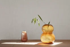 OYOY Lasi vaas 30 cm, Amber< Vazen