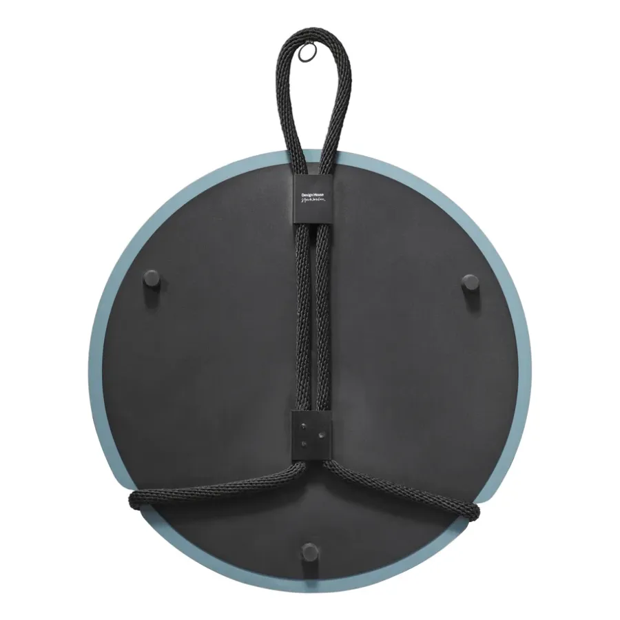 Design House Stockholm Lasso spiegel rond, Helder-zwart< Ronde Spiegels|Wandspiegels