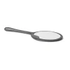 Ferm Living Lava handspiegel, Zwart geanodiseerd aluminium< Tafelspiegels