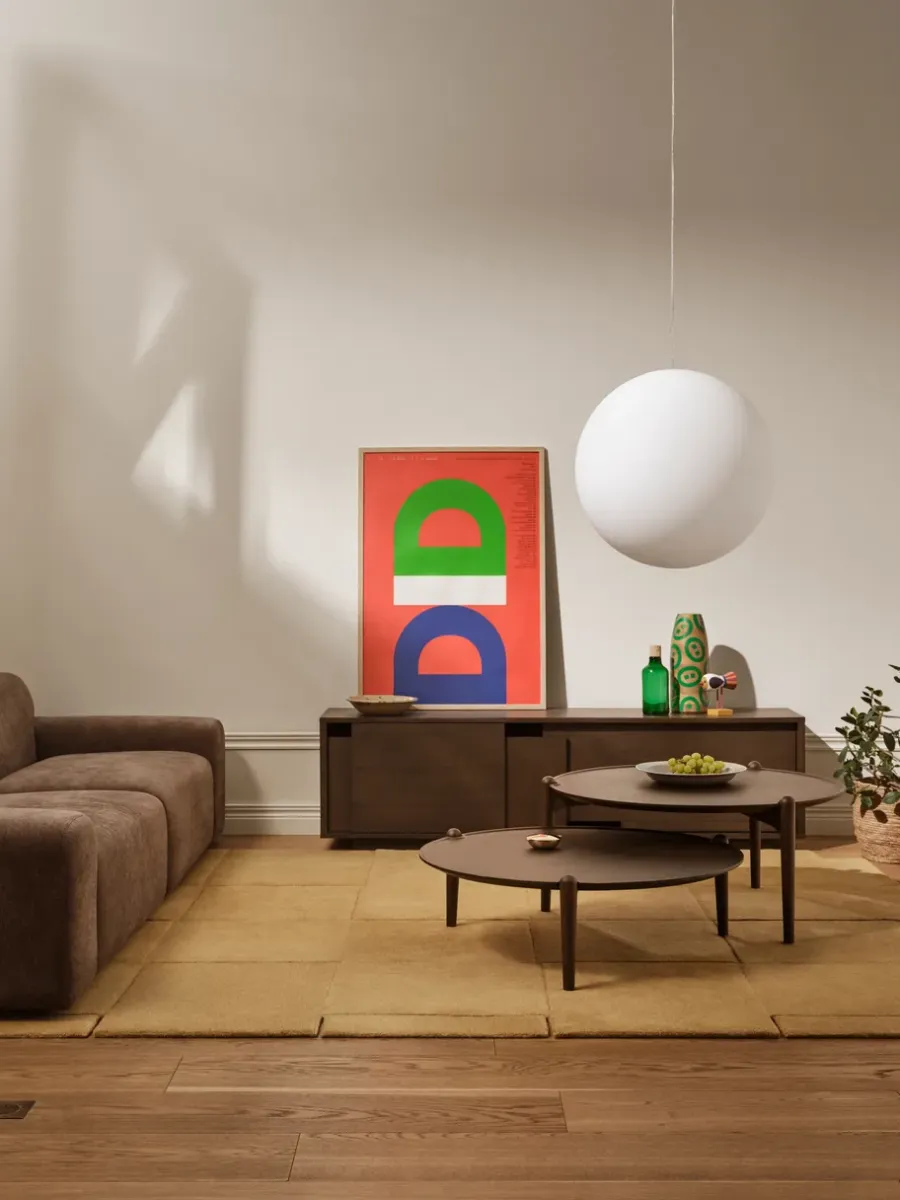 Design House Stockholm Layer dressoir, Donker eiken, 180x51 cm< Tv- & Mediameubels|Ladekasten & Dressoirs