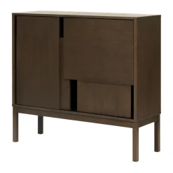 Design House Stockholm Layer dressoir, Donker eiken, 120x110, met poten< Ladekasten & Dressoirs