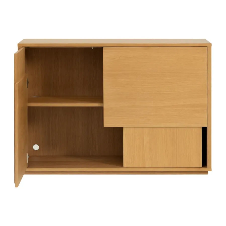 Design House Stockholm Layer dressoir, Eiken, 120x82 cm< Ladekasten & Dressoirs