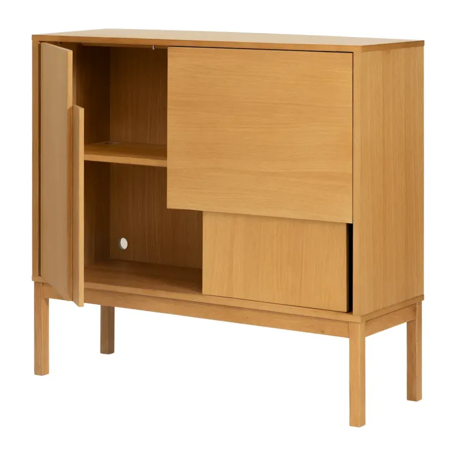 Design House Stockholm Layer dressoir, Eiken, 120x110, met poten< Tv- & Mediameubels|Ladekasten & Dressoirs