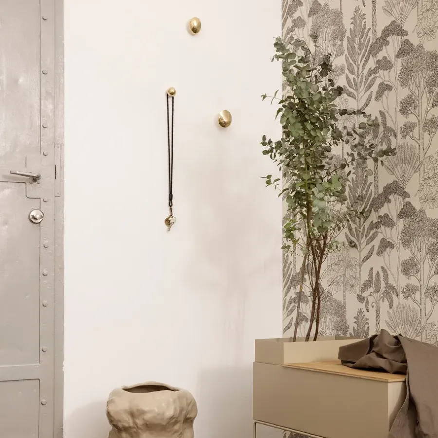 Ferm Living Lemon haak, Messing< Haken & Hangers