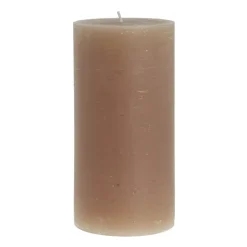 Lene Bjerre Rustic kaars golden brown Ø10 cm, 20 cm< Kaarsen