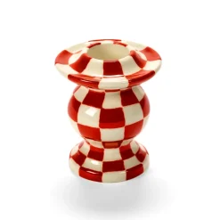 Serax Les Objets Mouleversants N°2 kaarsenhouder, Red-white< Kandelaars