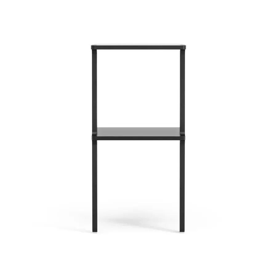 Swedese Libri rek 2 planken, Es zwart glanzend< Planken & Planksystemen