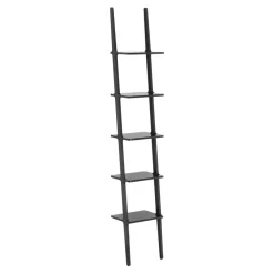 Swedese Libri Wandplank 5 planken, Es zwart glanzend< Planken & Planksystemen