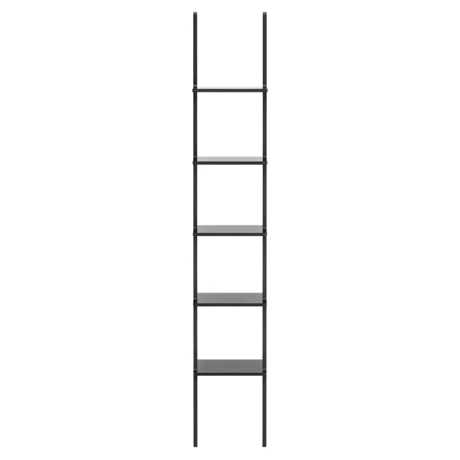 Swedese Libri Wandplank 5 planken, Es zwart glanzend< Planken & Planksystemen