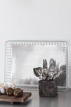 Mette Ditmer Lift dienblad 33,5x45,5 cm, Chrome< Opbergmanden