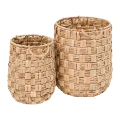 Dixie Lily hoge opbergmand 2 delen, Natural< Opbergmanden