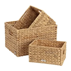 Dixie Lily opbergmand small 3-delig, Natural< Opbergmanden