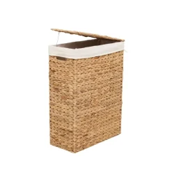 Dixie Lily wasmand, natuur, waterhyacint, gevlochten< Wasmanden