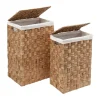 Dixie Lily wasmand rechthoekig 2-delig, Natural< Wasmanden