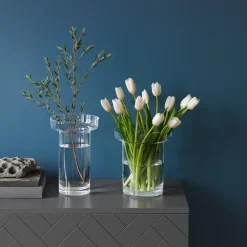 Kosta Boda Limelight Tulip vaas 19,5 cm, Helder< Vazen