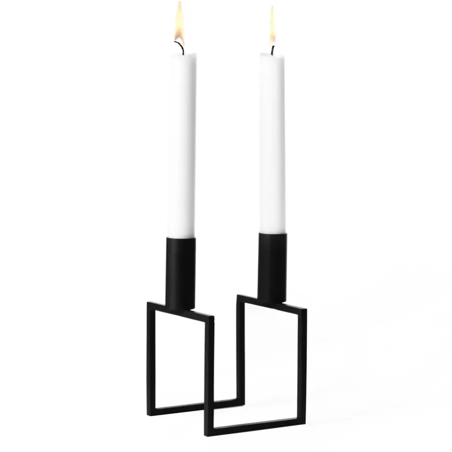 Audo Copenhagen Line kandelaar, black (zwart)< Kandelaars