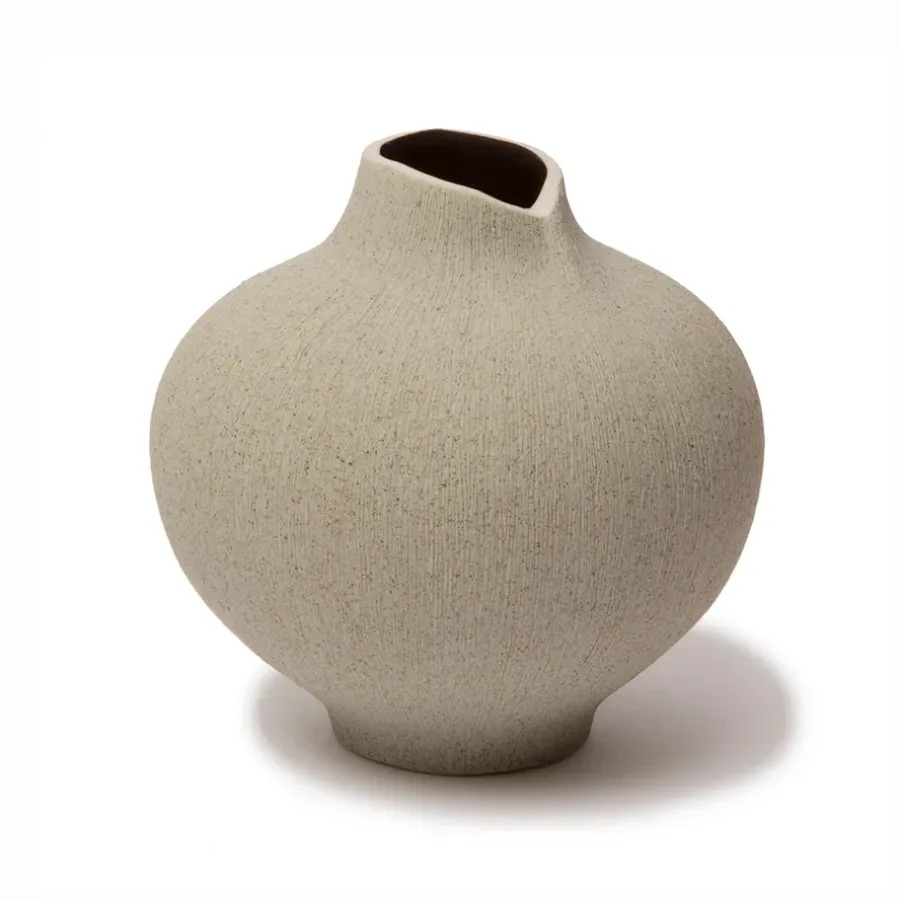 Lindform Line vaas, Sand grey, medium< Vazen