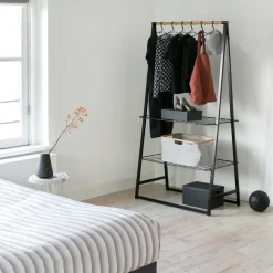 Brabantia Linn kleerhanger 4-pack, Zwart< Kapstokken & Hangrekken|Haken & Hangers
