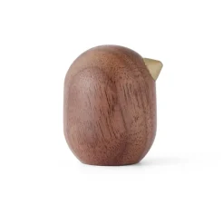 Normann Copenhagen Little Bird figuur walnoten, 3 cm< Houten Beelden