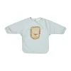 OYOY Lobo Lion slabbetje met mouw, Ice blue< Kinderkamer Interieuraccessoires|Kinderkamer Interieuraccessoires