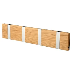 LoCa Knax kledinghanger 40 cm, geolied eiken-grijs< Kapstokken & Hangrekken