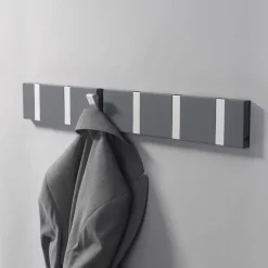 LoCa Knax kledinghanger 40 cm, geolied walnoot-grijs< Kapstokken & Hangrekken