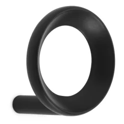 Normann Copenhagen Loop haak small Ø4,4 cm, Black< Haken & Hangers