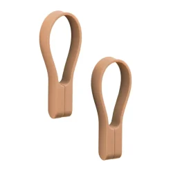 Zone Denmark Loop handdoekhanger magnetisch 2-pack, Mandarine< Handdoekenrekken & -Ringen