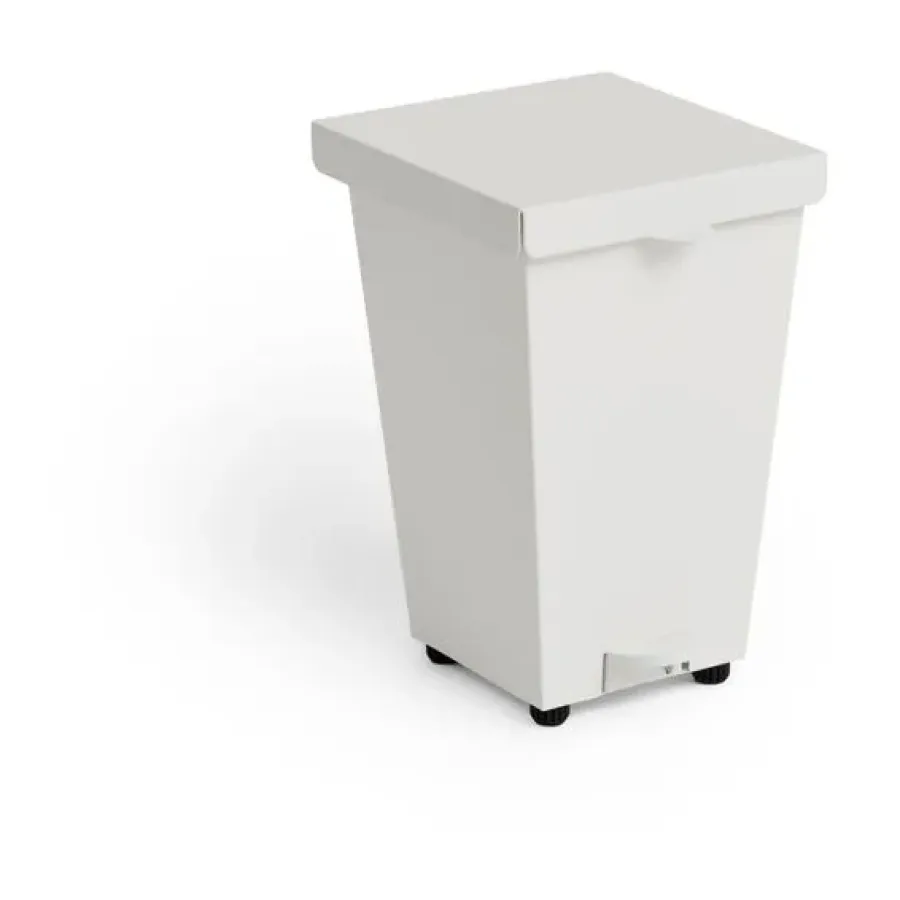 HAY Loop pedaalemmer 8L, Wit< Prullenbakken