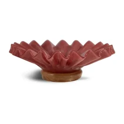 Byon Lori schaal M Ø18 cm, Bordeaux-beige< Decoratieve Schalen