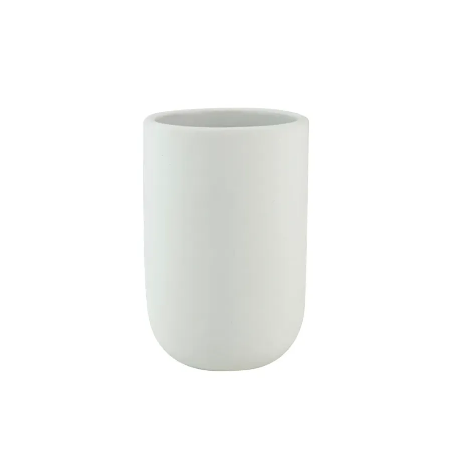 Mette Ditmer Lotus houder, wit< Tandenborstelhouders