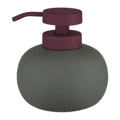 Mette Ditmer Lotus play zeepdispenser laag, incl. 2 pompkoppen, Dark olive< Zeepdispensers & Zeepschaaltjes