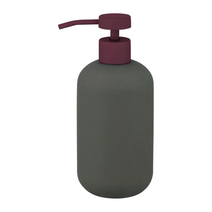 Mette Ditmer Lotus play zeepdispenser hoog, incl. 2 pompkoppen, Dark olive< Zeepdispensers & Zeepschaaltjes